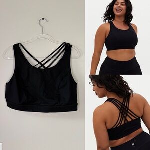Torrid Active Low-Impact Wireless Strappy Back Active Sports Bra